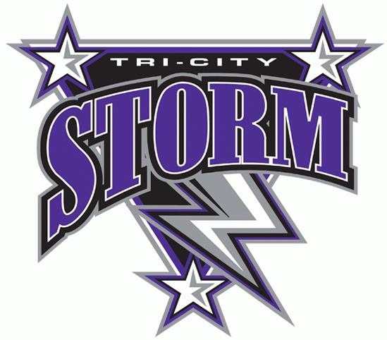 tri-city storm 2000-pres primary logo iron on heat transfer